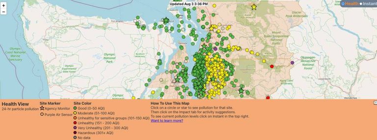 Wildfire Smoke Alert Issued For Puget Sound Area