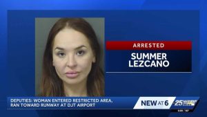 Woman Arrested After Sprinting Toward Active Runway At Palm Beach S Djt Airport