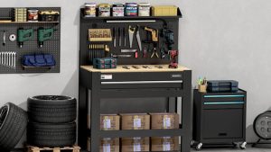 Workpro 45 Inch Garage Workbench Available For Under 230 During Usa Today Fall R