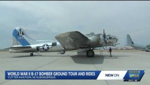 Wwii B 17 Bomber Lands In Albuquerque