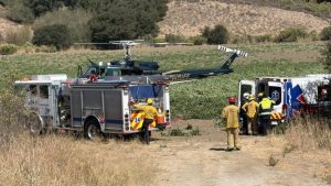 60 Year Old Motorcyclist Airlifted To Cottage Hospital After Crash On Jalama Roa