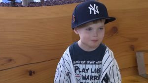 7 Year Old Boston Hospital Patient Cheers Yankees While Awaiting Heart Transplan