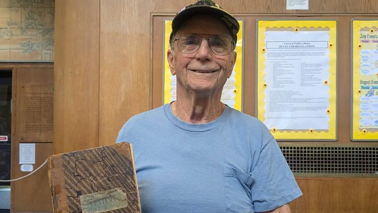 84 Year Old Concord Resident Returns 1894 Magazine To Public Library