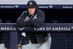 Aaron Judge Takes Batting Practice Ahead Of Yankees Wild Card Opener