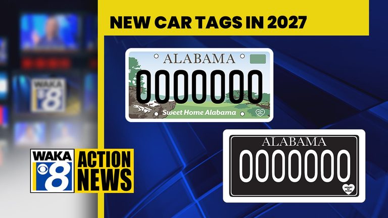 Alabama To Debut New Car Tag Design And Optional Blackout Plates In 2027