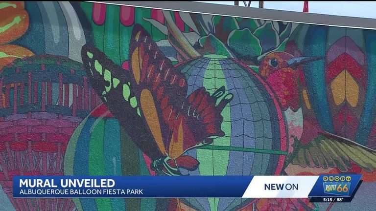 Albuquerque Unveils New Public Art Mural At Balloon Fiesta Park