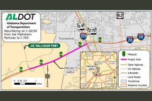 Aldot Begins Three Month Overnight Resurfacing Of I 20 59 In West Tuscaloosa