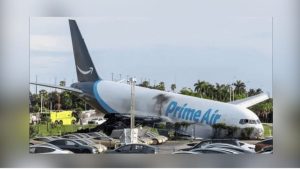 Amazon Air Cargo Jet Overruns Miami Runway Killing Five Cleaning Crew