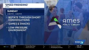 Ames Public Library Hosts Free Speed Friending Event For Adults Sunday
