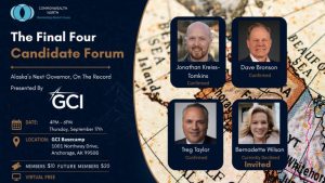 Anchorage Gci Basecamp To Host Alaska Gubernatorial Forum On Sept 17