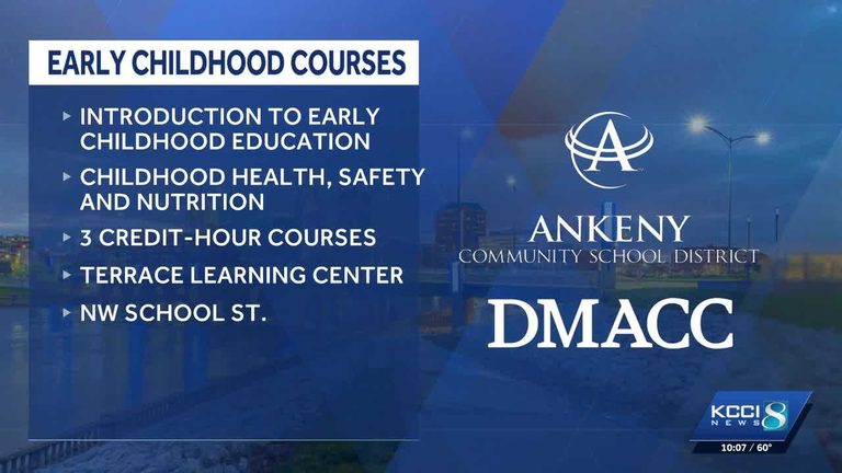 Ankeny Schools Add Dmacc Early Childhood Courses For College Credit