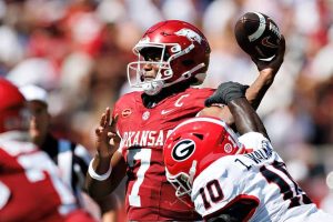 Arkansas Razorbacks Host Tulsa In Saturday Football Clash