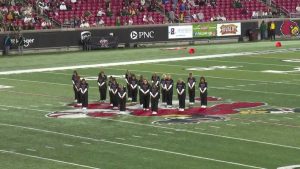 Assumption And Sacred Heart Dance Teams Entertain Fans At St X Trinity Football