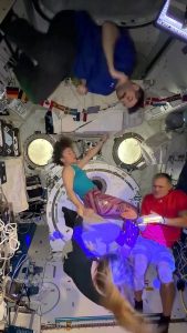 Astronauts Host Micro Gravity Dance Party On The International Space Station