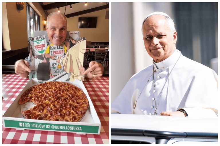 Aurelio S Pizza Rolls Out Limited Edition Pope Leo Box For National Pizza Month