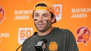 Baker Mayfield Jokes About Losing A Michigan Wager As Buccaneers Prep For Browns