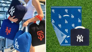 Barefoot Dreams Launches Mlb Travel Blanket And Pillow Combo For Four Teams