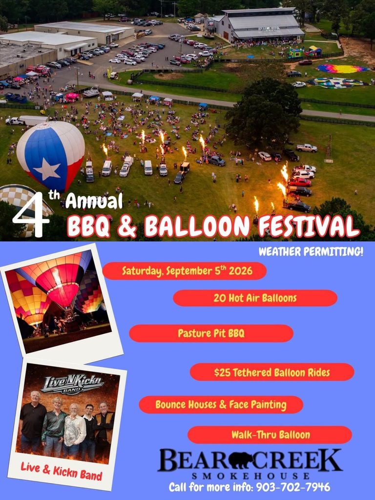Bear Creek Bbq Balloon Festival Returns To Marshall For Fourth Year