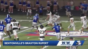 Bentonville Senior Linebacker Braxton Rupert Earns Winner Of The Week After Key