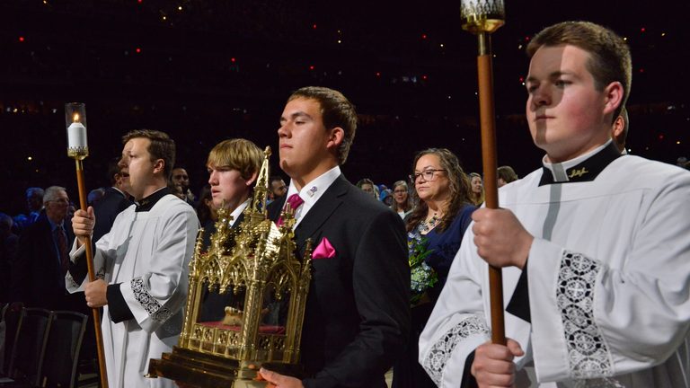 Blessed Fulton Sheen Beatified In St Louis Drawing Thousands Of Faithful