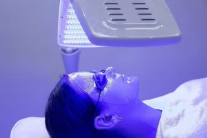 Blue Vs Red Led Therapy How Each Light Helps Acne Wrinkles And Rosacea