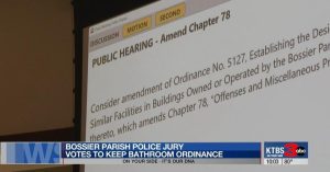 Bossier Parish Police Jury Upholds Restroom Ordinance Keeps Current Rules