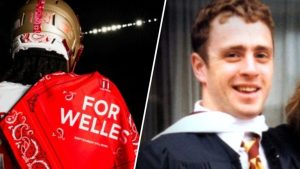 Boston College Honors 9 11 Hero Welles Crowther At Red Bandanna Game