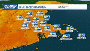 Boston Weather Today Chilly Start With Sunny Skies Warming To Near 80 Later This