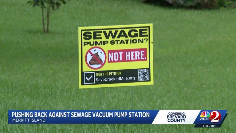 Brevard County Moves Ahead With Sewage Pump Station Plan Despite Neighborhood Co