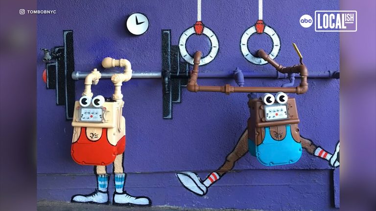 Brooklyn Warehouse Becomes Canvas For Street Artist Tom Bob S Latest Installatio