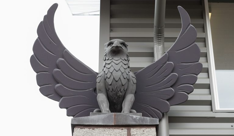 Buchtel Clc Seniors Carve Griffin Wings For New Stadium Upgrades