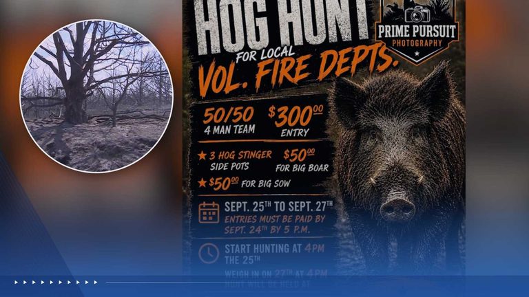 Caddo County Volunteers Host Benefit Hog Hunt To Fund Water And Supplies For Fir