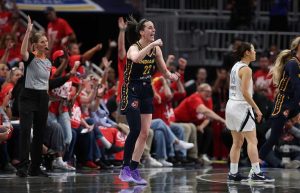 Caitlin Clark S 27 Point 15 Assist Double Double Lifts Indiana Fever To Game 2 W