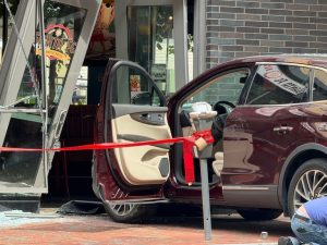 Car Crashes Through Front Of Santa Fe Burrito Grill In Malden