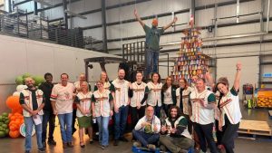 Care And Share Builds Record Food Tower In Colorado Springs For Hunger Action Da