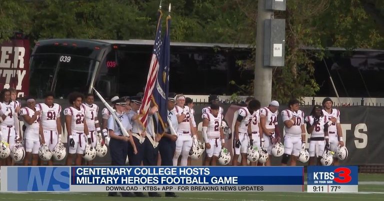 Centenary College Hosts Military Heroes Football Game To Honor Veterans And Rais