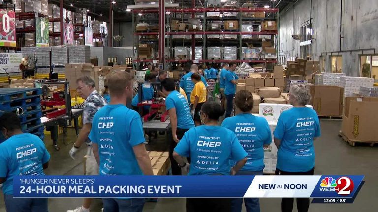 Central Florida Volunteers Pack 150 000 Meals In 24 Hour Hunger Relief Drive
