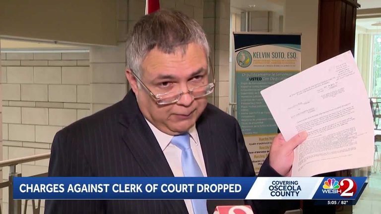 Charges Dismissed Against Osceola County Clerk Of Court Kelvin Soto
