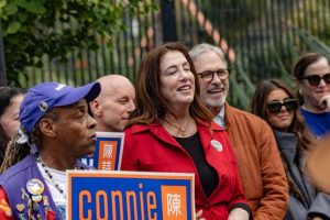 Christine Pelosi Clarifies She Won T Challenge Supervisor Connie Chan In Upcomin
