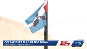 Colfax Flies City Flag Upside Down To Warn Of Looming Budget Cuts