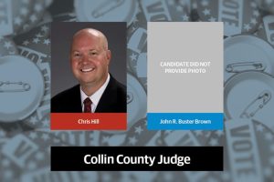 Collin County Judge Race Republican Incumbent Chris Hill Faces Democrat John R B