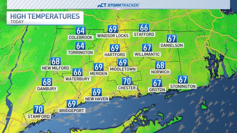 Cooler Breezy Start To The Work Week With Possible Coastal Storm Later