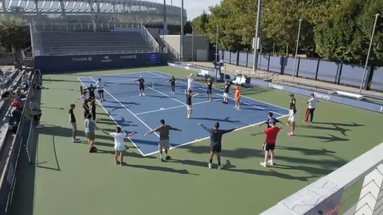 Court Of Dreams Clinic Brings Disabled Children And Adults Onto Us Open Courts I