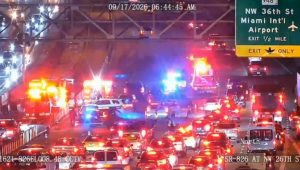 Crash Blocks Northbound Lanes On Palmetto Expressway At Nw 36Th St