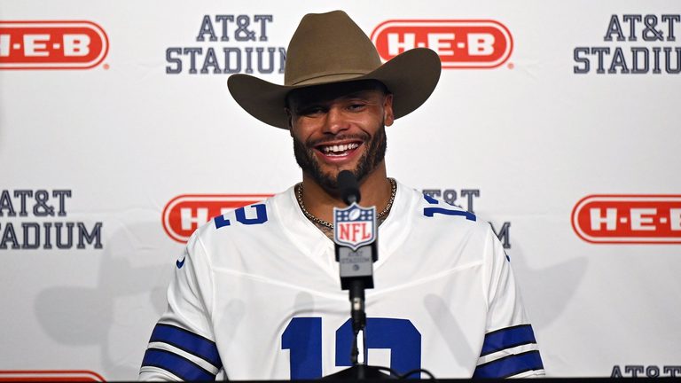 Dak Prescott Eyes Troy Aikman Win As Cowboys Chase 12 Win Season