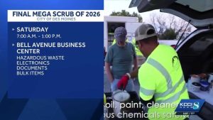 Des Moines Offers Free Final Mega Scrub Cleanup This Saturday