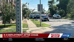 Des Moines Police Deploy K 9 Unit To Locate Suspects In Shooting Investigation