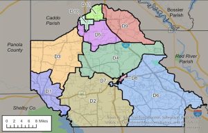 Desoto Parish Proposes New Police Jury Map Reducing Mansfield To Two Districts