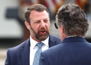 Dhs Secretary Markwayne Mullin Lands Safely After Coast Guard Plane Engine Failu