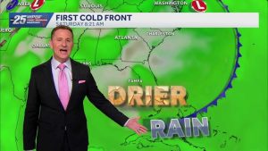 Drier Air Moves In Keeping South Florida Warm With Lower Humidity And High Rip C